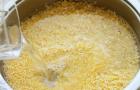 Recetas para hacer mamaliga con sémola de maíz Gachas de maíz con queso suluguni